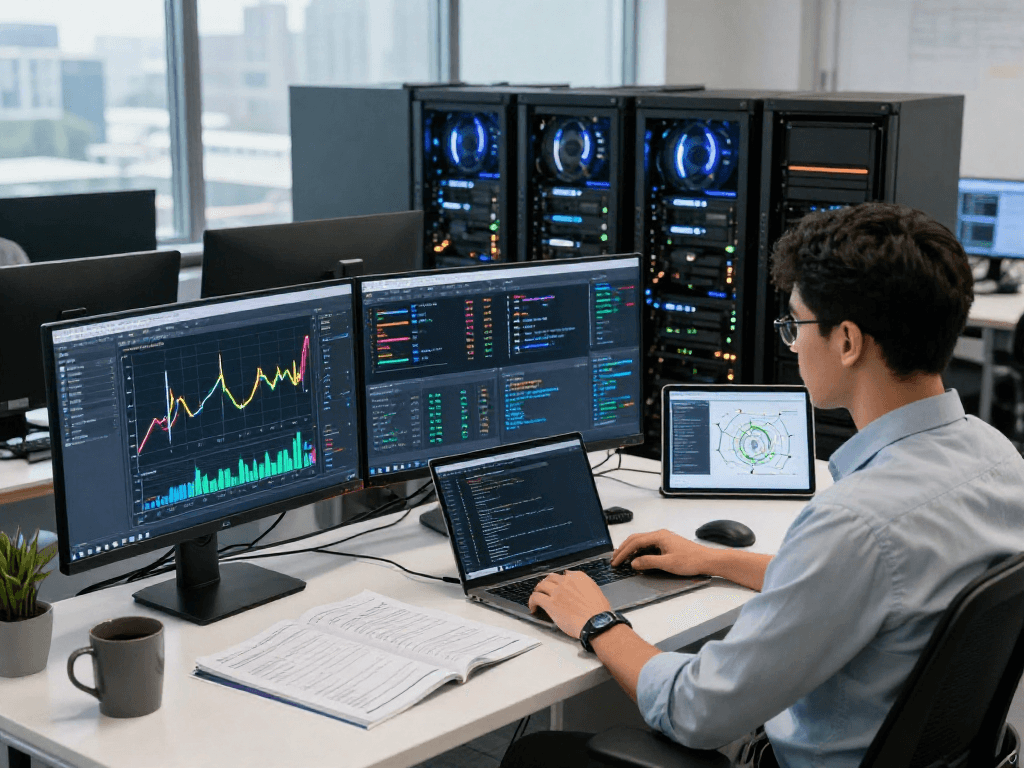 Optimización de servidores dedicados en un entorno tecnológico profesional.